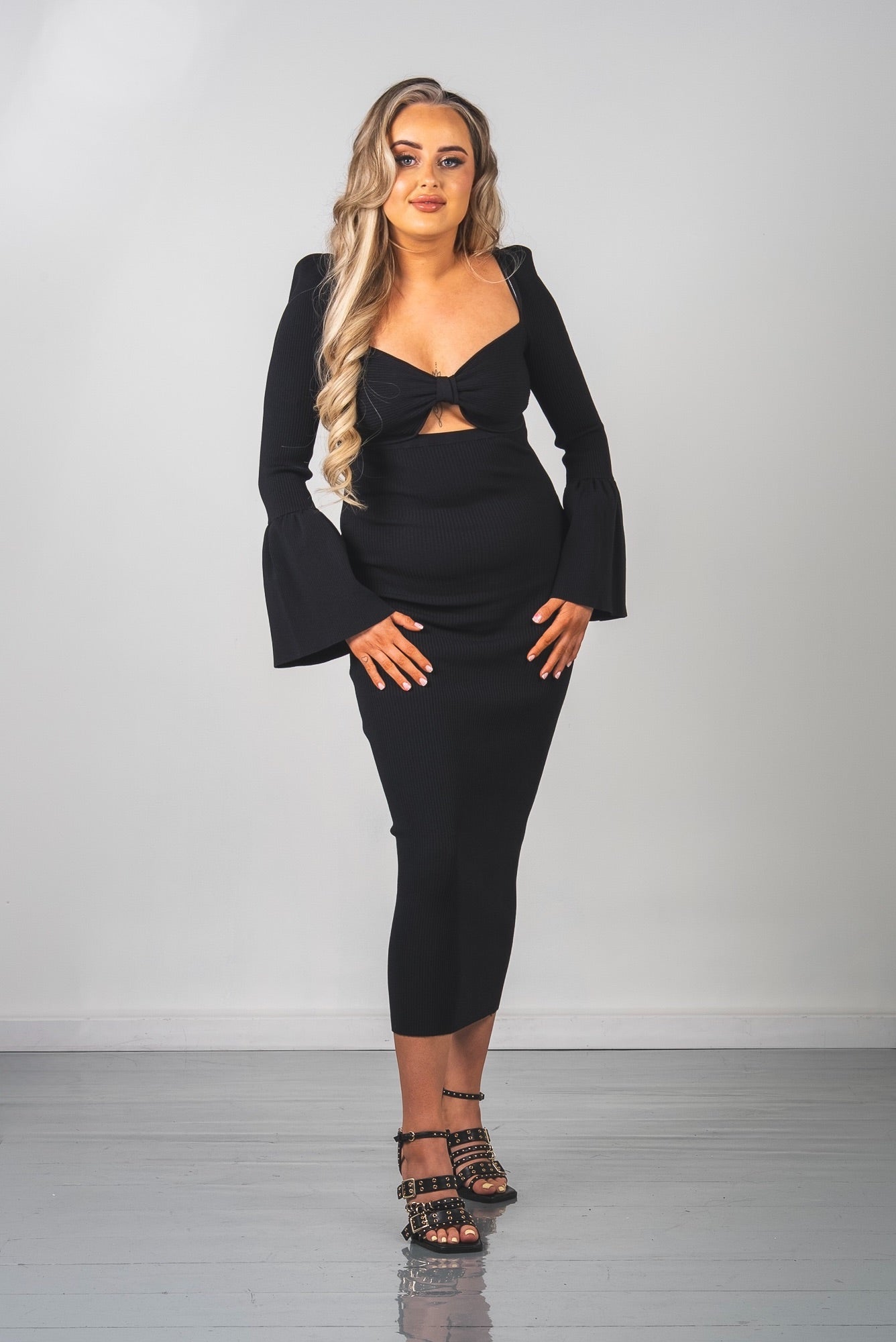 Self Portrait - Knit Lurex Dress